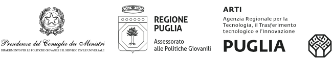 Loghi Presidenza del Consiglio dei Ministri, Regione Puglia e ARTI
