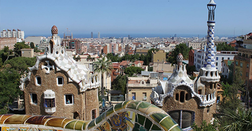 veduta di Barcellona