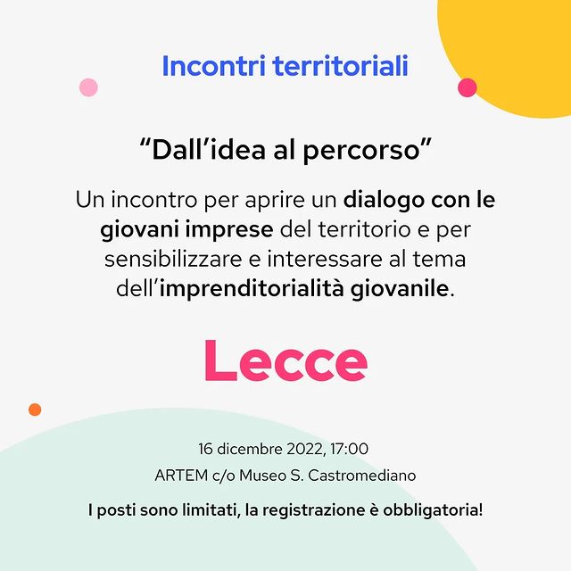incontro Connessioni a Lecce